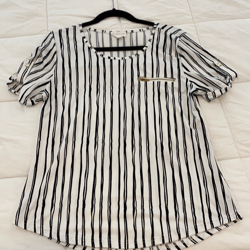 The Workshop women’s striped blouse
